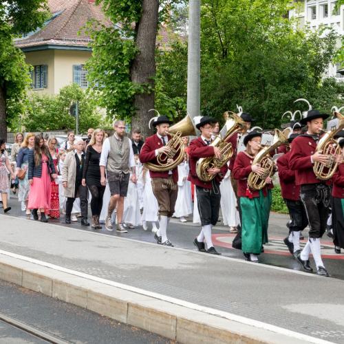 Feierlicher Einzug