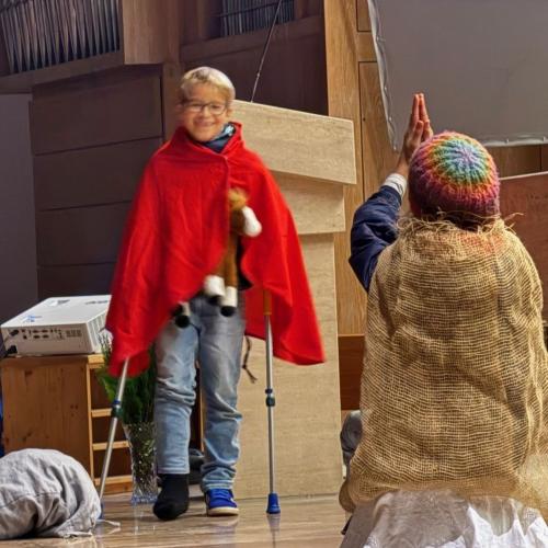 Rollenspiel in der Kirche